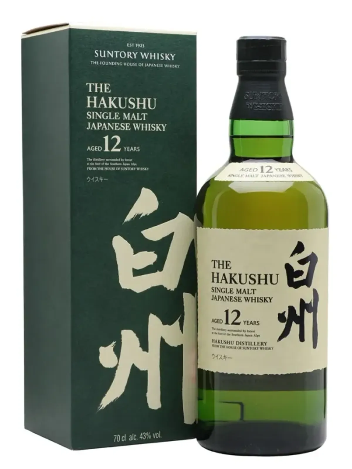 Hakushu 12, a bottle of Japanese whisky in Singapore